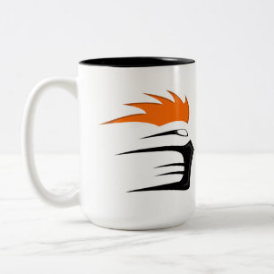 Caneca De Café Em Dois Tons Logotipo Ginga Ninja Mug