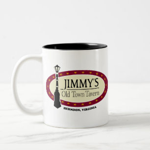 Caneca De Café Em Dois Tons Logotipo JOTT MEDIUMwhiteletter Coffee de dois ton