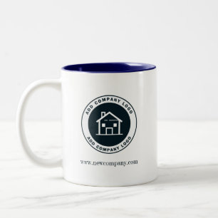 Caneca De Café Em Dois Tons Logotipo Personalizado de Brindes para Empresas Mo