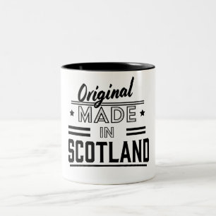 Caneca De Café Em Dois Tons Logotipo retrô Original Feito na Escócia
