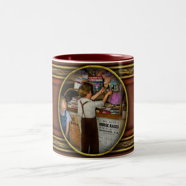 Caneca De Café Em Dois Tons Loja - Doces para nós dois 1940 (Centro)