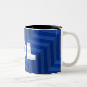 CANECA DE CAFÉ EM DOIS TONS LOL