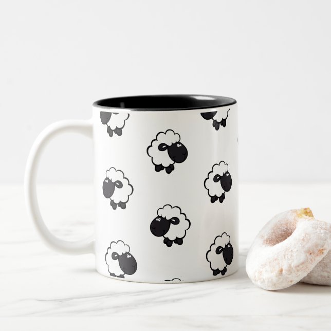 Caneca De Café Em Dois Tons Lolailo 10 Beee (Com Donut)