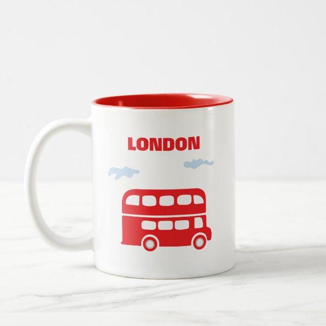 Caneca De Café Em Dois Tons London Mug (Esquerda)