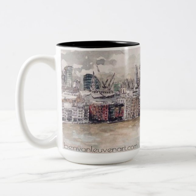 Caneca De Café Em Dois Tons London Mug (Esquerda)