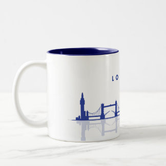 Caneca De Café Em Dois Tons London Skyline Mug