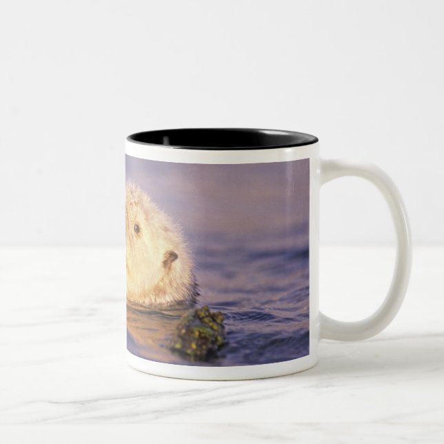 Caneca De Café Em Dois Tons Londras-marinhas, Enhydra lutris (Direita)