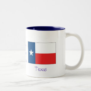 Caneca De Café Em Dois Tons Lone Star State-Texas