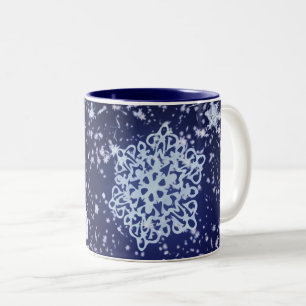 Caneca De Café Em Dois Tons Long Winter's Night Mug
