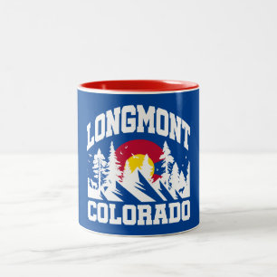 Caneca De Café Em Dois Tons Longmont, Colorado