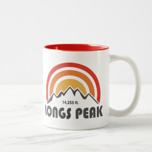 Caneca De Café Em Dois Tons Longs o pico