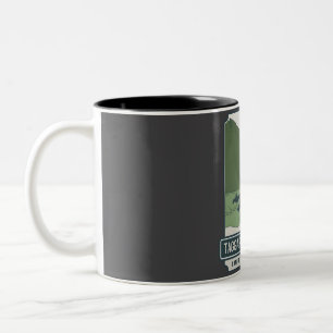 Caneca De Café Em Dois Tons Loop do Lago Taggart - Grand Teton National Park