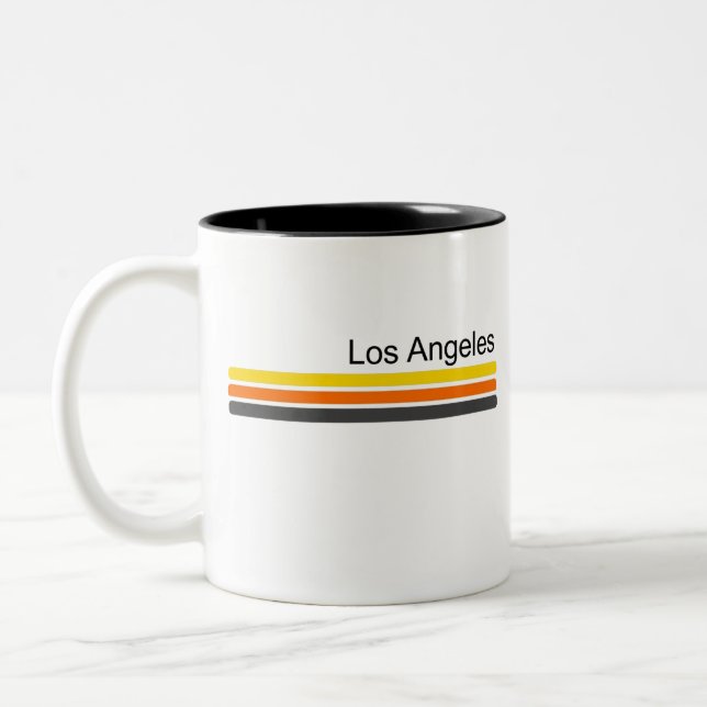 Caneca De Café Em Dois Tons Los Angeles (Esquerda)