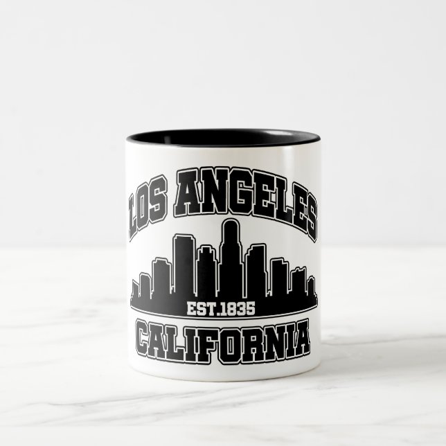 Caneca De Café Em Dois Tons Los Angeles, Califórnia (Centro)