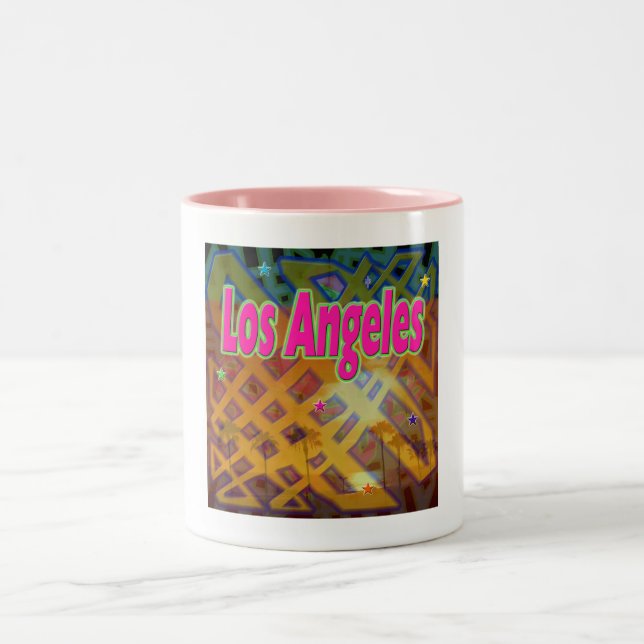 Caneca De Café Em Dois Tons Los Angeles Eternal Mug (Centro)