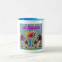 Caneca De Café Em Dois Tons Los Angeles Summer Love Mug
