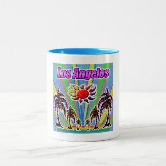 Caneca De Café Em Dois Tons Los Angeles Summer Love Mug