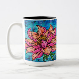 Caneca De Café Em Dois Tons Lotus
