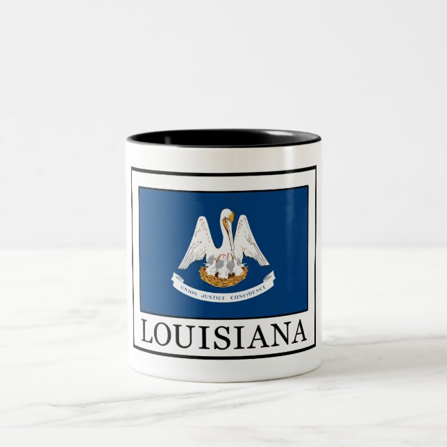 Caneca De Café Em Dois Tons Louisiana (Centro)