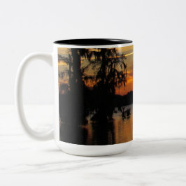 Caneca De Café Em Dois Tons Louisiana Bayou