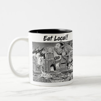 Caneca De Café Em Dois Tons Louisville Coma Local 2