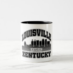 Caneca De Café Em Dois Tons Louisville,Kentucky