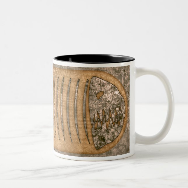 Caneca De Café Em Dois Tons Louro de Pleciodekus (Direita)