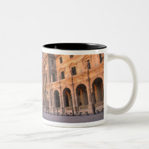 Caneca De Café Em Dois Tons Louvre, Paris, França