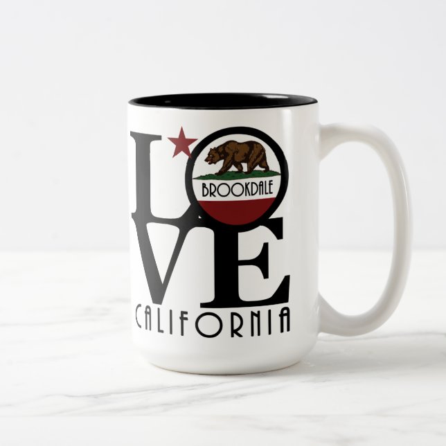 Caneca De Café Em Dois Tons LOVE Brookdale 15oz (Direita)