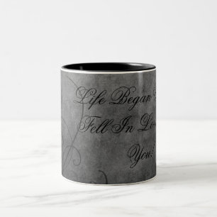 Caneca De Café Em Dois Tons Love- Coffee Mug: Coleção de Crepúsculos do Amor