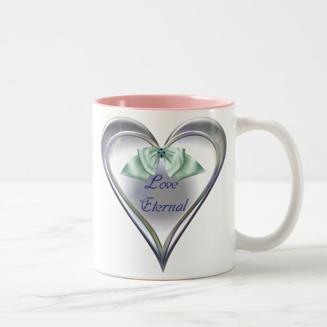 Caneca De Café Em Dois Tons Love Eternal Mug (Direita)