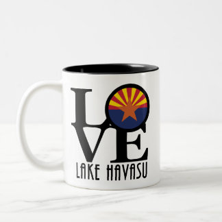 Caneca De Café Em Dois Tons LOVE Lake Havasu 11oz