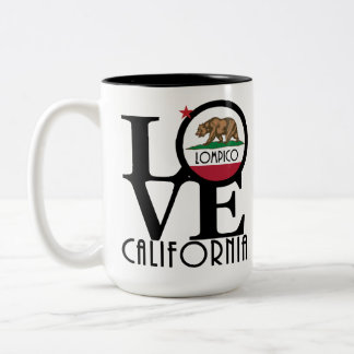 Caneca De Café Em Dois Tons LOVE Lompico 15oz