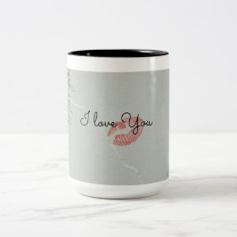 Caneca De Café Em Dois Tons Love Mug