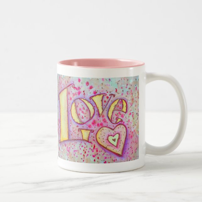 Caneca De Café Em Dois Tons Love Mug (Direita)