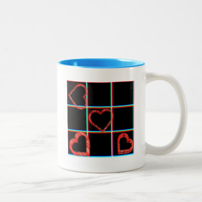 Caneca De Café Em Dois Tons :Love Mug (Direita)