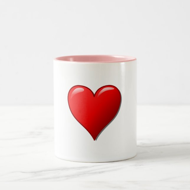 Caneca De Café Em Dois Tons Love Mug (Centro)
