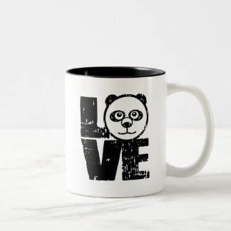 Caneca De Café Em Dois Tons Love Panda
