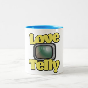 Caneca De Café Em Dois Tons Love Telly