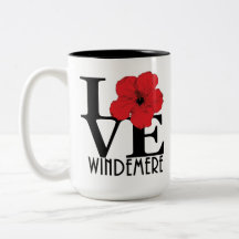 LOVE Windemere Hibisco Vermelho 15oz