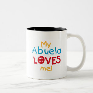 Caneca De Café Em Dois Tons LOVESMEabuela