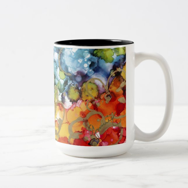 Caneca De Café Em Dois Tons Lovitude Happy Mug (Direita)
