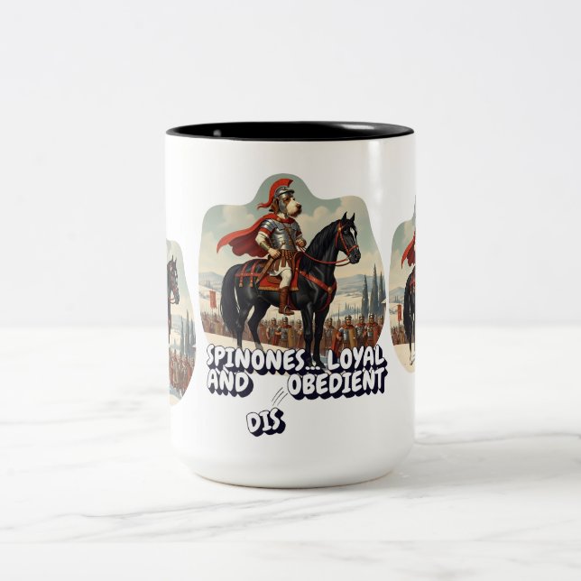 Caneca De Café Em Dois Tons Loyal Italian Spinone (Centro)