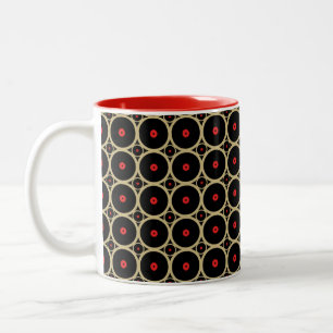 Caneca De Café Em Dois Tons LPs e 45s