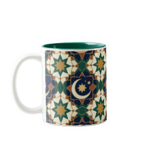 Lua Crescente Geométrica Islâmica do Ramadão Sem C