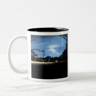 Caneca De Café Em Dois Tons Lua de Aquário