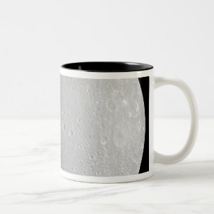 Caneca De Café Em Dois Tons Lua de Saturno Dione 2