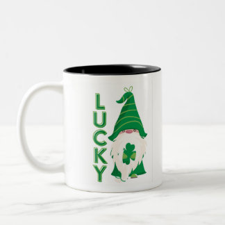 Caneca De Café Em Dois Tons Lucky Gnomo