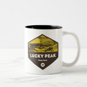 Caneca De Café Em Dois Tons Lucky Peak State Park Idaho