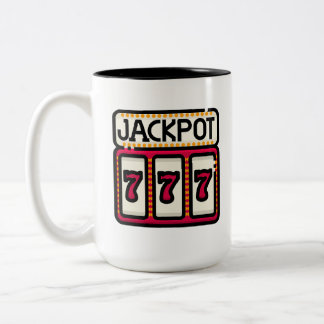 Caneca De Café Em Dois Tons Lucky Seven Mugs - Copas